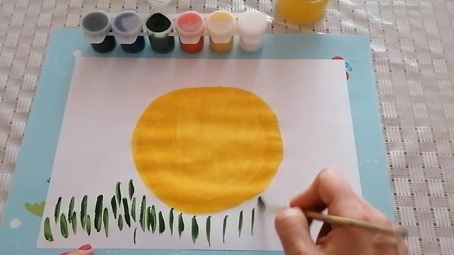 Рисуем веселого Колобка из сказки ? смотреть онлайн