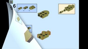 Мини танк Т-100 ЛТ из Лего