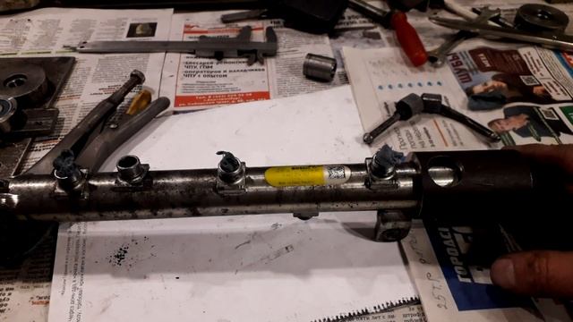 Ремонт топливной рампы Bosch для автомобиля смотреть онлайн