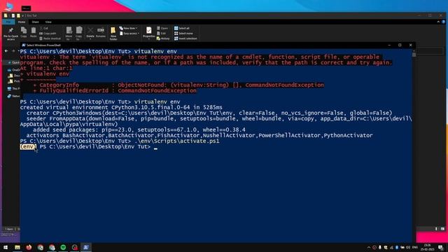 how to make virtual environment in python смотреть онлайн