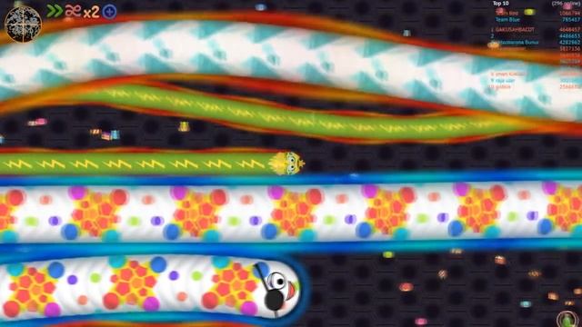 Wormate.io © Lucky Parynhar Red Worm Kill 2,499 Unlucky Blue Team - Wormateio Hack World Record ✓ смотреть онлайн