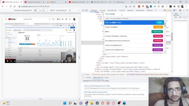 Google Chrome DEV Tools Tutorial to Capture Full Size or Part of Webpage as PNG Image in Browser смотреть онлайн