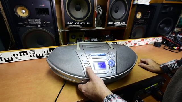 Panasonic RX-ES25 Boombox Ghettoblaster CD radio player - vintage Panasonic audio смотреть онлайн