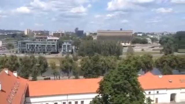 Подъем на фуникулере в башню Гедимина смотреть онлайн