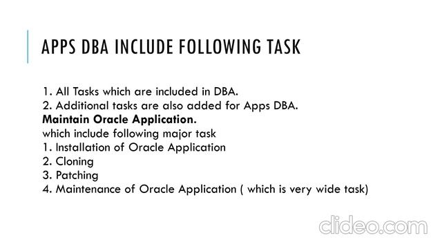 oracle dba vs oracle apps dba смотреть онлайн