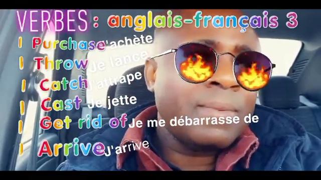 VERBES Anglais-Français : purchase, throw, catch, cast , get ris of, arrive смотреть онлайн