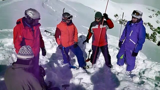 Лавинные учения. Каракол, 02.2014 смотреть онлайн