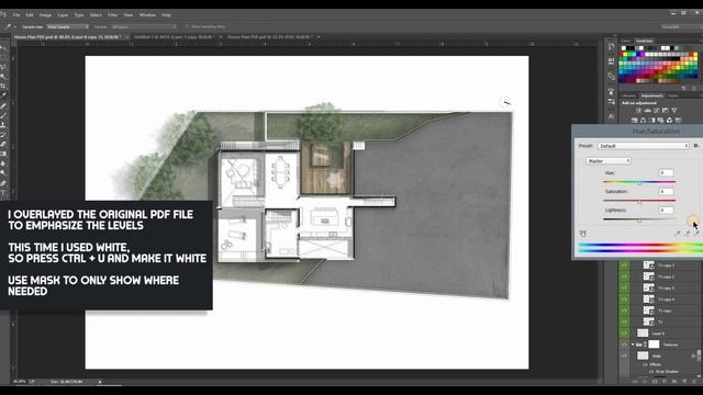 Easy Architecture Plan in Adobe Photoshop смотреть онлайн