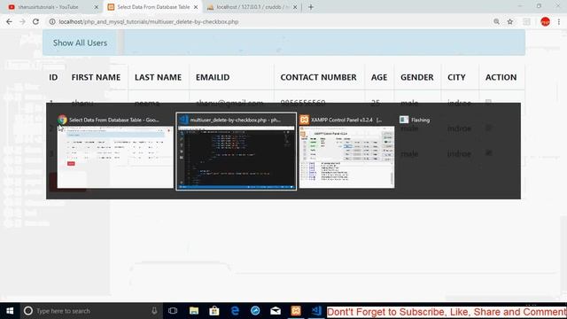 Delete Multiple Data/Records from MYSQL Database in PHP using Checkbox in Hindi 2020 смотреть онлайн
