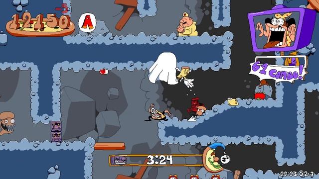 Pizza Tower - Wasteyard P Rank (All Toppins, All Secrets, High Continuous Combo) смотреть онлайн