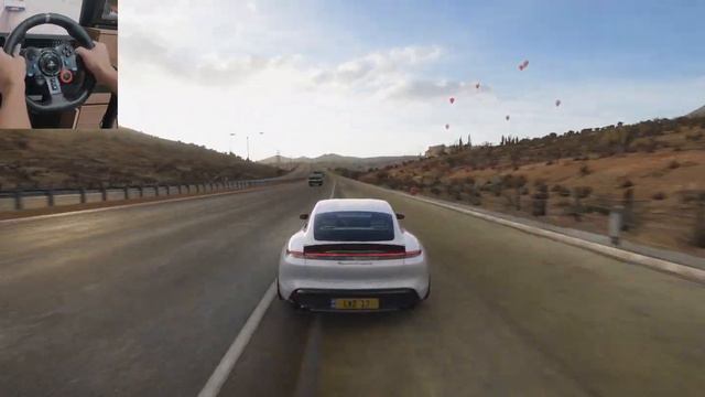 Forza Horizon 5 Gameplay [ 4K HDR Ultrawide ] | Porsche Taycan Turbo S | Lotitech G29 смотреть онлайн