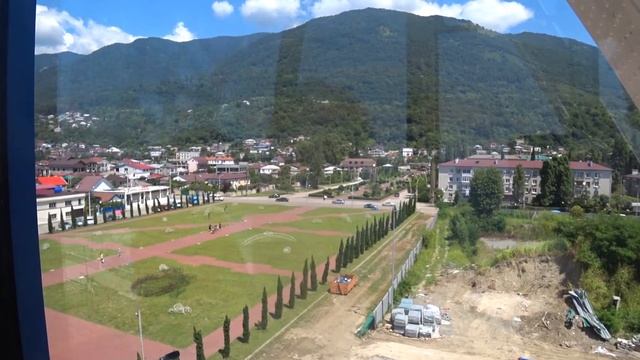 Абхазия 2021 город Гагра, колесо обозрения, экстримальная кабина смотреть онлайн