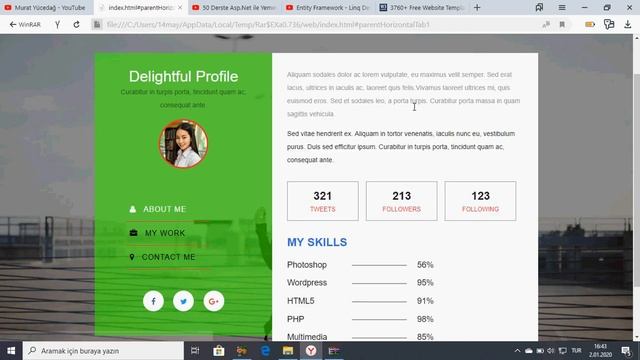 #1 Asp.Net Entity Framework Linq ile Dinamik Cv Sitesi Giriş ~ Neler Yapacağız смотреть онлайн