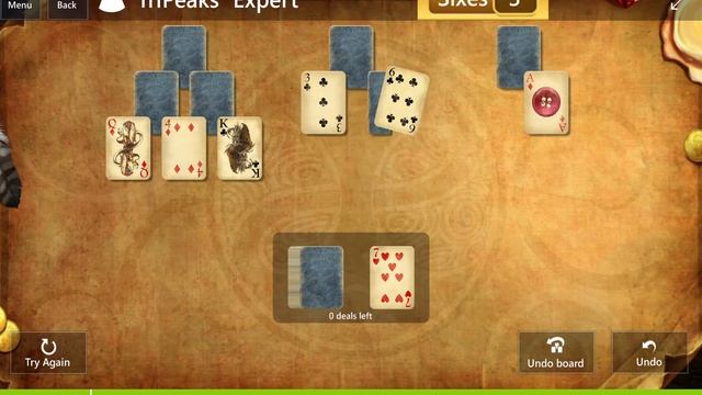 Fable\TriPeaks: Expert - Clear 6 Sixes in 1 deals смотреть онлайн