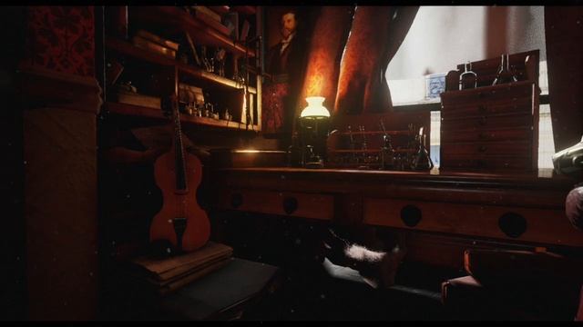 ?Sherlock Holmes? Baker Street 221b in London ? Room ambience ?ASMR смотреть онлайн