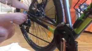 Как снять заднее колесо велосипеда?