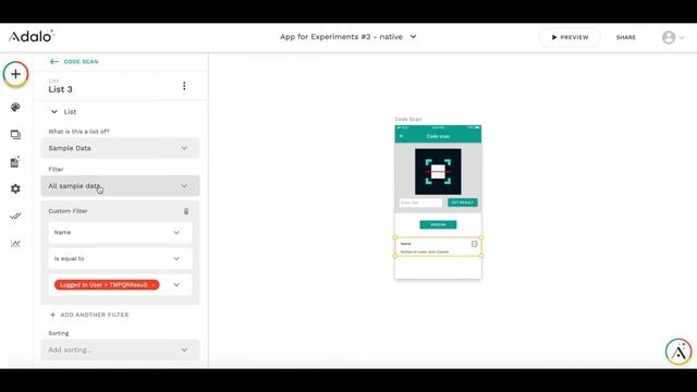 Quick QR code scanner in Adalo for mass QR processing смотреть онлайн