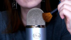 АСМР ASMR BlueYeti и кисточки 🎙️ 100% мурашки