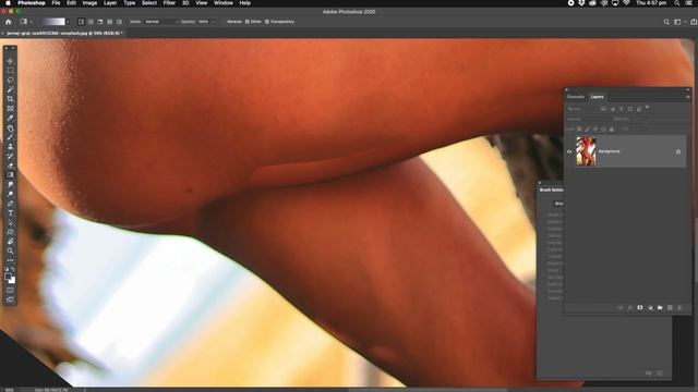 How to remove a tattoo with Photoshop смотреть онлайн