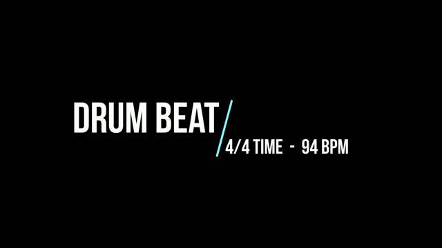DRUM BEAT - 4/4 TIME [94 BPM] смотреть онлайн