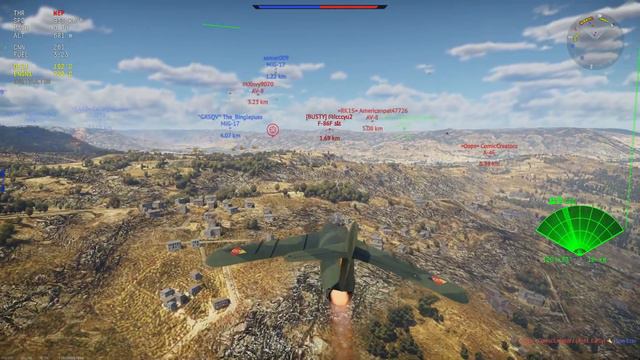 Lim-5P - A 9.3BR Jet At 9.0BR [War Thunder] смотреть онлайн