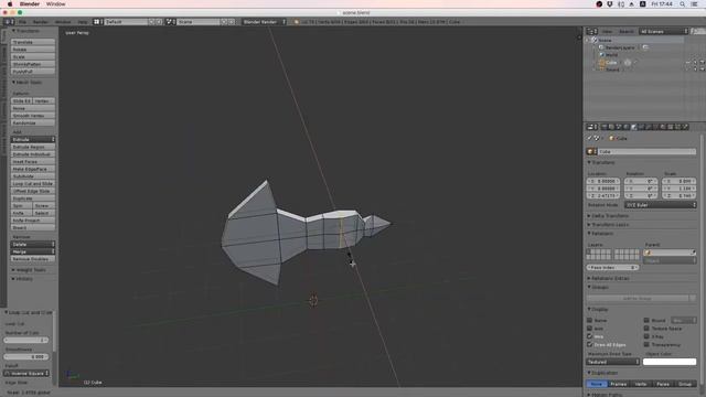 Моделирование топора в Blender (low poly timelapse) смотреть онлайн