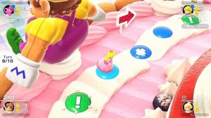 Mario Party Superstars Peach vs Daisy vs Rosalina vs Birdo in Peach's Birthday Cake