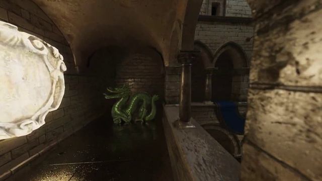 Path Traced Sponza Render in OpenGL смотреть онлайн