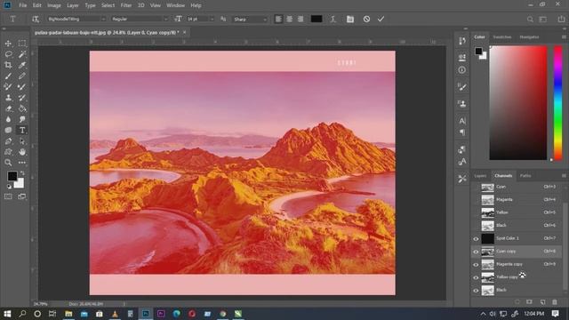PISAH WARNA CMYK DI PHOTOSHOP ( PHOTOSHOP TUTORIAL ) смотреть онлайн
