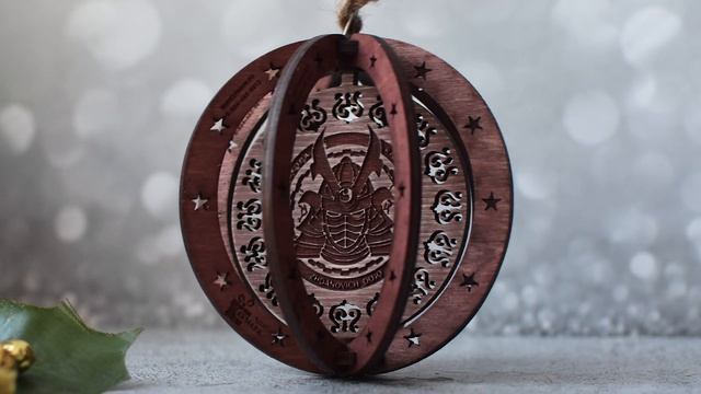 Уникальный Новогодний подарок - шарик с логотипом от мастерской Лаймарк. смотреть онлайн