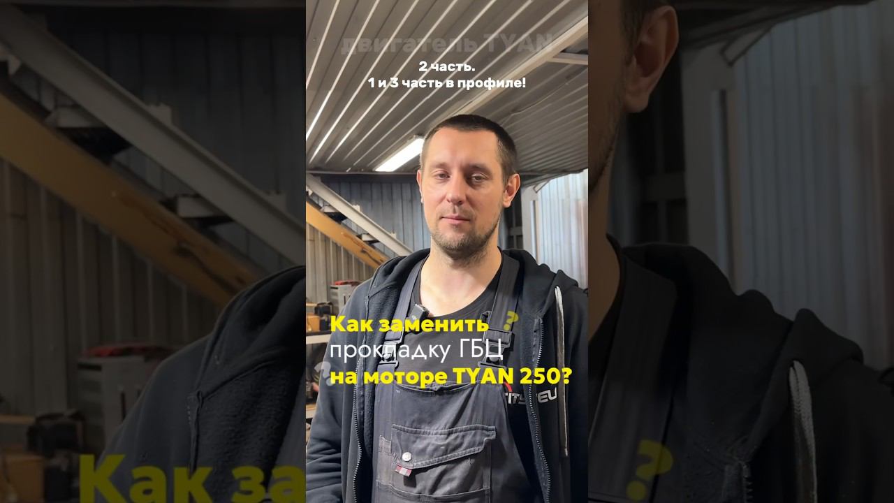 2 часть. Как заменить прокладку ГБЦ на моторе TYAN 250? Рассказываем. #bse #reels #эндуро #tyan смотреть онлайн