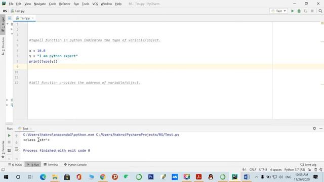 type And id Functions In Python | CodingFacts смотреть онлайн