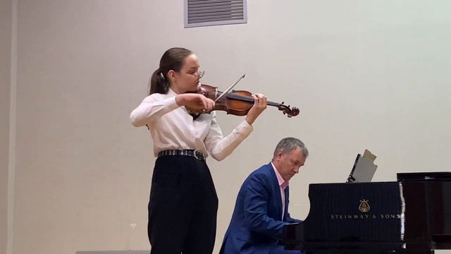 H. Vieuxtemps, Op. 35 "Fantasia appasionata"; I. Frolov, "Skerzo"; N. Sabitov "Melody" смотреть онлайн