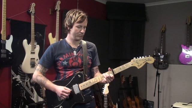Fender 72 Tele Deluxe with The Creamery upgraded neck pickup Clean tones смотреть онлайн