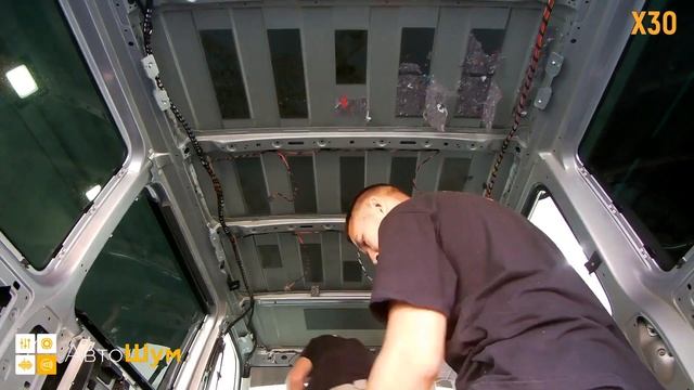 Шумоизоляция Volkswagen Multivan за 1 день. Уровень Премиум. АвтоШум. смотреть онлайн