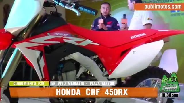 #PubliMotosF2R2018 | Honda nos cuenta sus novedades con la CRF 450 RX смотреть онлайн