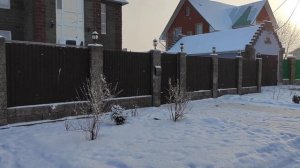 Откатные навесные ворота своими руками. Состояние ворот через год эксплуатации.