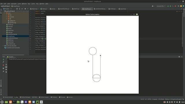 Drawing my Python using Python смотреть онлайн