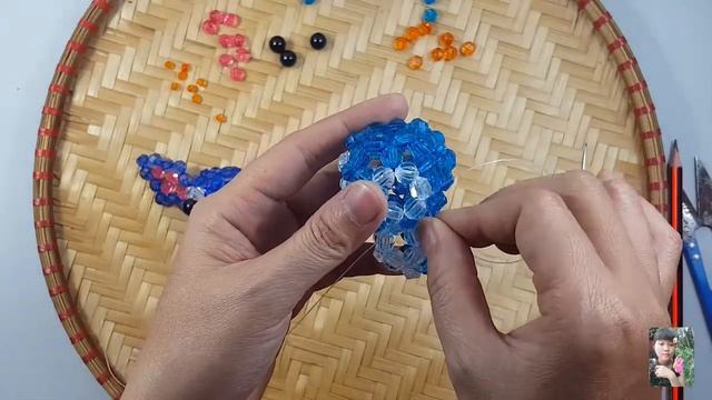 DIY bead- How to make a Bead Stitch:cartoon character Stitch (2/3) смотреть онлайн