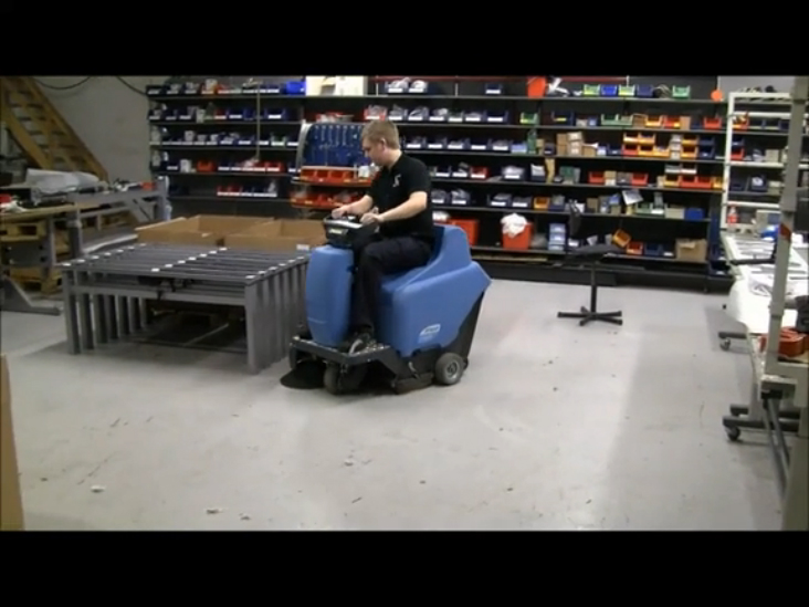 Видео работы подметальной машины Fimap Fs60 смотреть онлайн