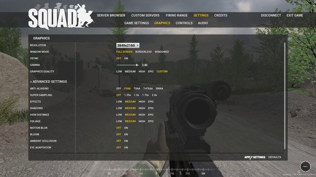 Squad V8 On GTX 960: 4k (3840x2160) Performance
