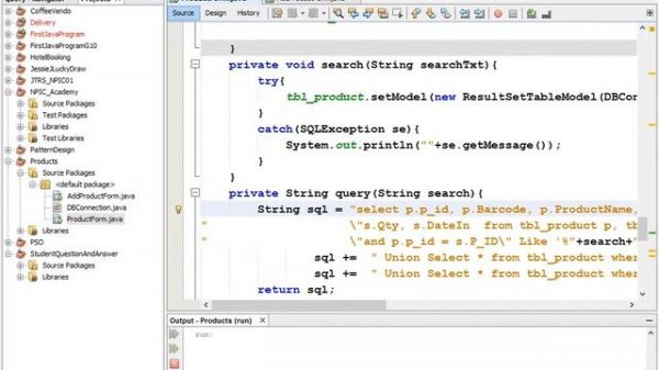 SQL Server Search Using Inner Join Java Form