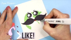 ОТКРЫТКА для ПАПЫ за 2 минуты! Подарок папе - рисуем просто и быстро!