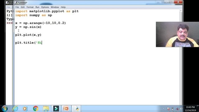 matplotlib for python (Lecture 2): Draw a sine function смотреть онлайн