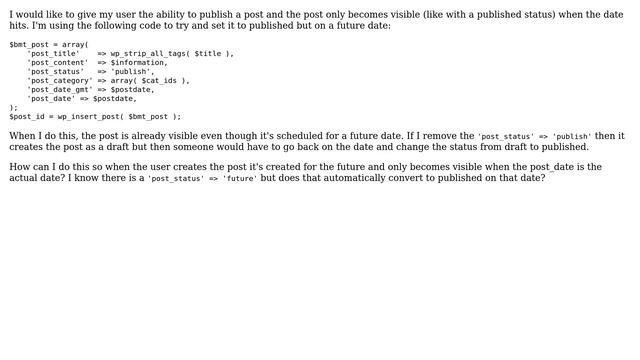 Wordpress: Publish a Post on a Future Date Automtically смотреть онлайн