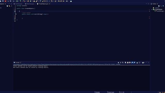 Java ~ Static & Non Static,Multiple Classes,Access Methods w/ Objects {OOP} смотреть онлайн