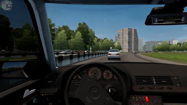 Mercedes-Benz S600 W140 - City Car Driving смотреть онлайн