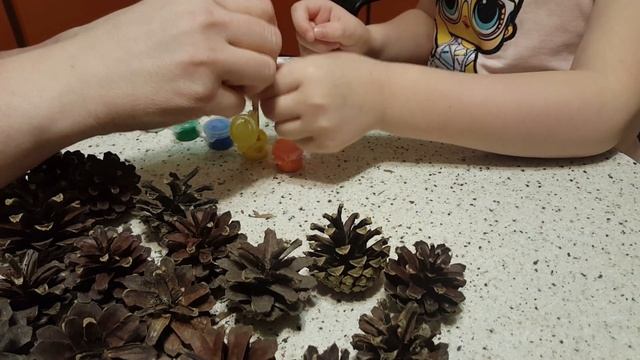 Поделка из шишек ёжик смотреть онлайн