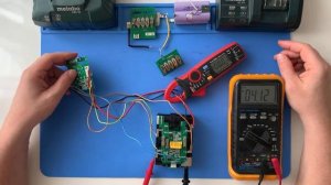 DIY metabo 18v battery repair 14.4v варианты восстановления