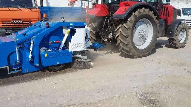 Прицепная подметальная машина, 2м3 смотреть онлайн